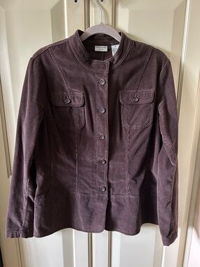 Covington Women's Corduroy Button-Up Jacket